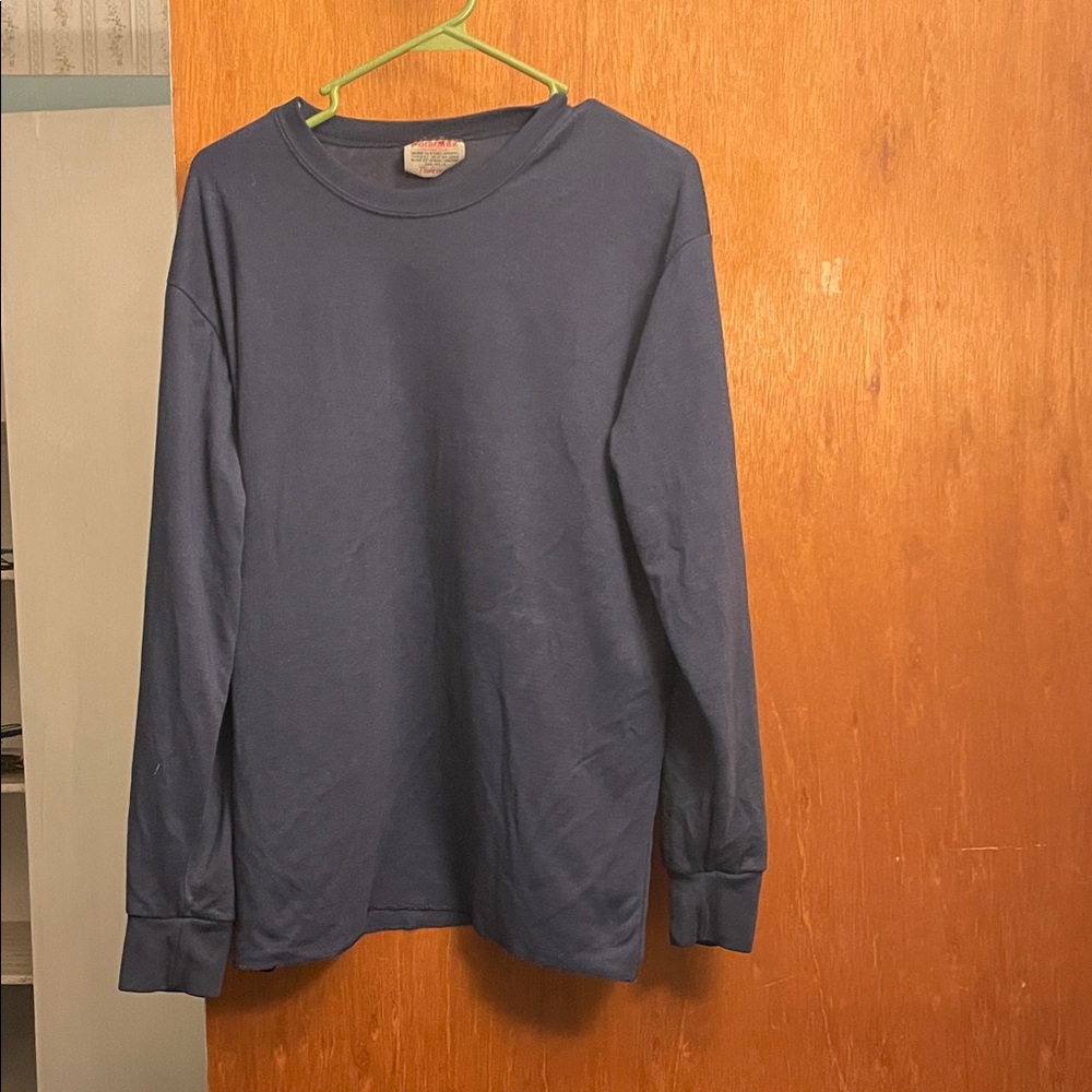 Blue Long Sleeve Shirt